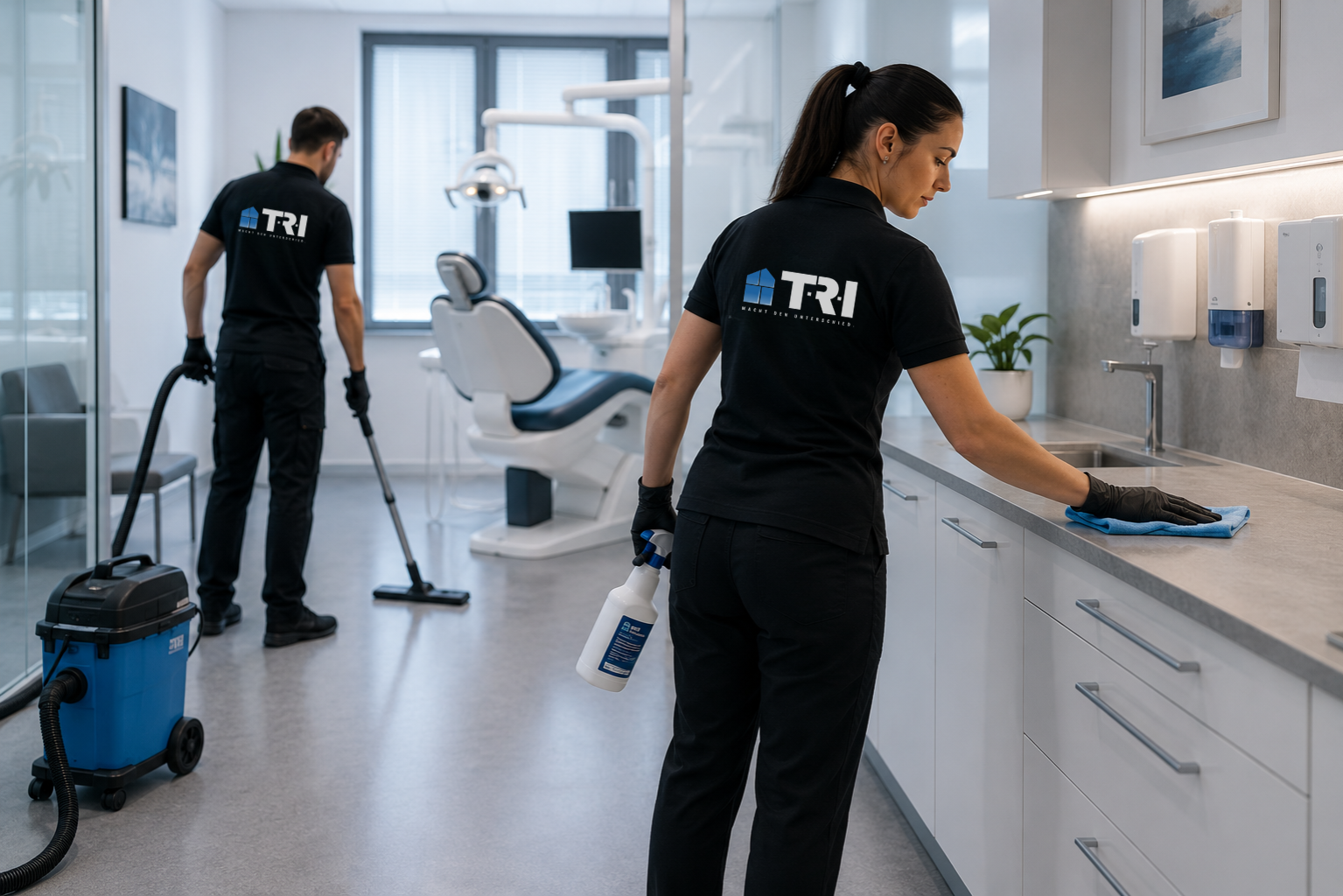 Professionelle Praxisreinigung durch TRI Reinigungsservice